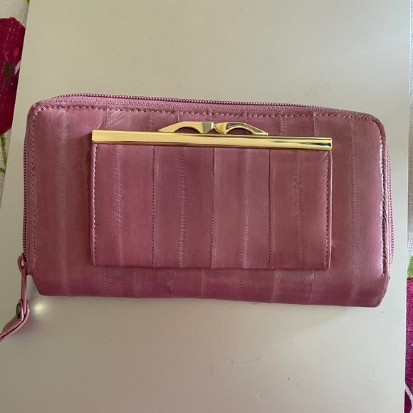 Pink Eel Skin handbag - Picture 5 of 8